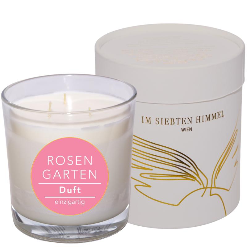 Große Duftkerze Rose Dreidocht – Im Siebten Himmel Collections